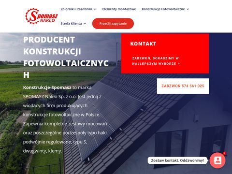 Spomasz-konstrukcje.pl fotowoltaika na gruncie