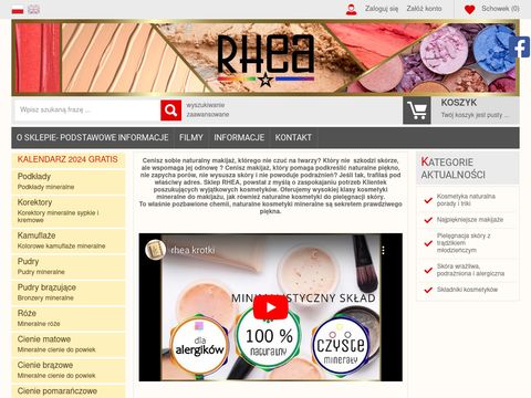 Rhea.com.pl sklep on-line z kosmetykami