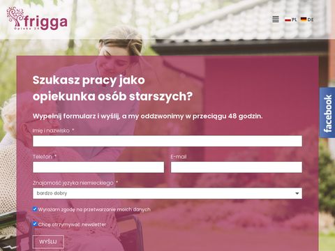 Friggawork.pl opieka nad osobami starszymi za granicą