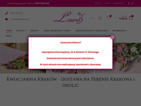 Kwiatylaura.pl - kwiaciarnia Kraków
