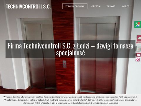Technivcontroll.pl konserwacja dźwigów