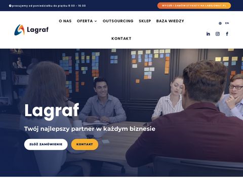Lagraf.com.pl zadruk etykiet Wrocław
