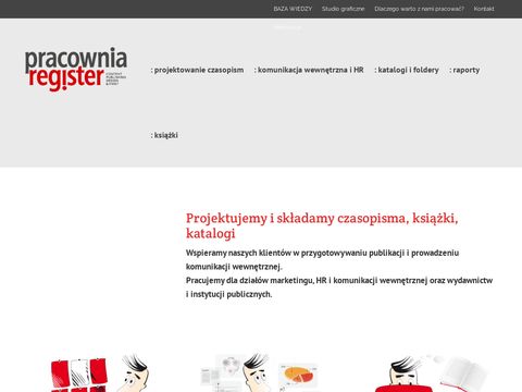 Projekt gazety pracowniaregister.pl
