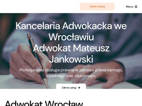 Mateusz Jankowski - adwokat Wrocław
