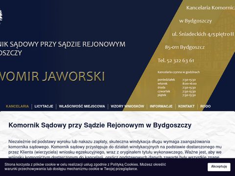 Sławomir Jaworski Bydgoszcz windykacja długów