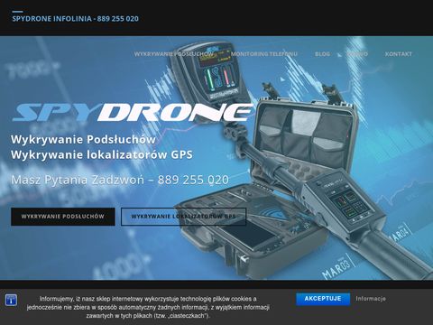 Spydrone24.pl podsłuch telefonu z Androidem