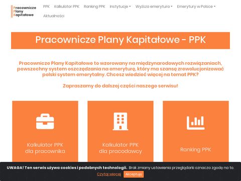 Pracowniczeplanykapitalowe.org.pl nowy serwis