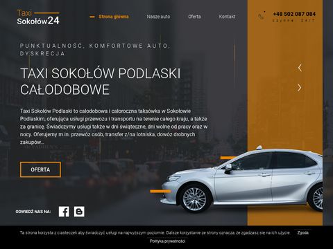 Taxisokolow24.pl odprowadzanie samochodu