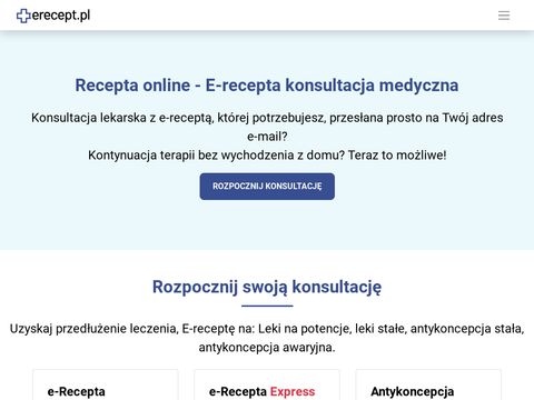 Tabletka po recepta - erecept.pl