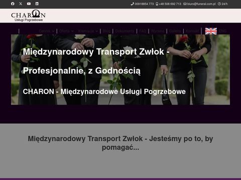 Funeral.com.pl międzynarodowy transport zwłok