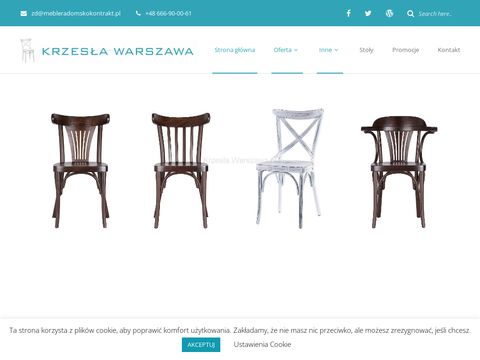 Krzesla.warszawa.pl stół z krzesłami