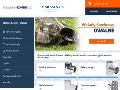 Stalowe-kominy.pl - wkłady owalne