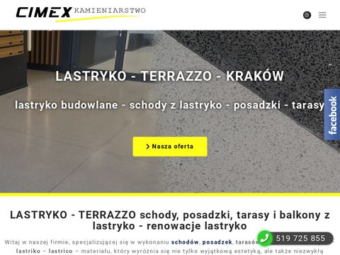 Cimex - schody i posadzki z lastryko Kraków