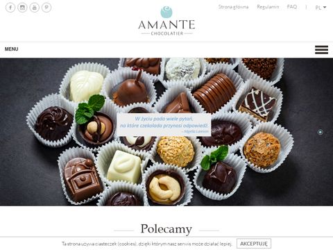 Amante.com.pl ręcznie robione czekoladki