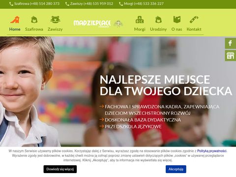Madzikplace.com angielski w przedszkolu Katowice