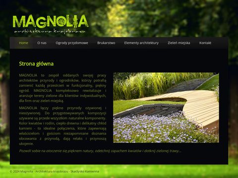 F.U.H. Magnolia - architektura krajobrazu zieleń przy firmach