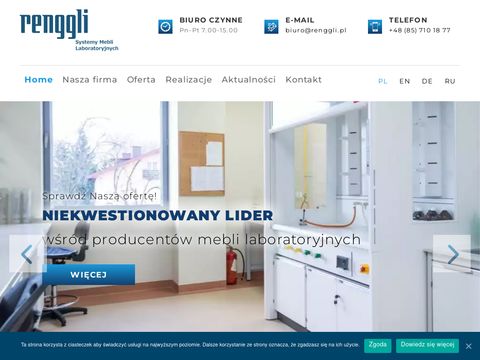 Renggli.pl szafki laboratoryjne