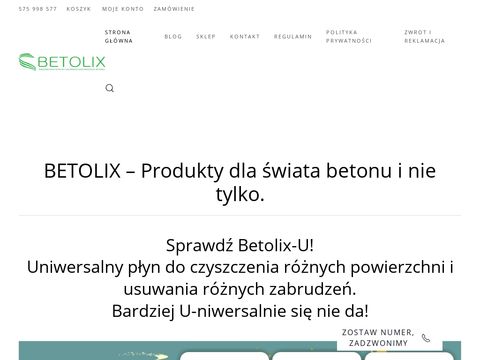 Betolix.pl jak usunąć zaschnięty beton