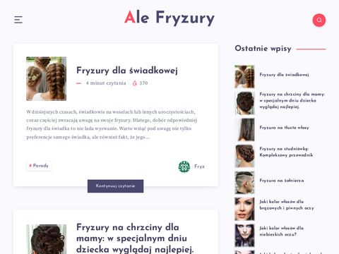 Alefryzury.pl - kosmetyki do włosów