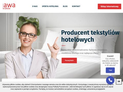 AWA producent tekstyliów hotelowych Kraków