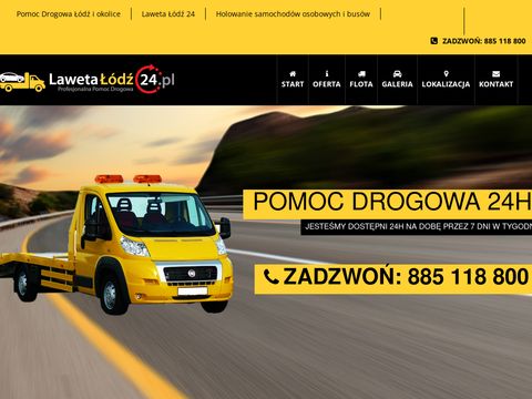 Lawetalodz24.pl - pomoc drogowa 24h