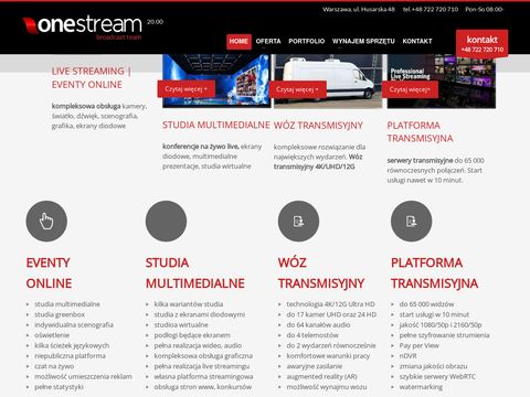 Onestream.pl streaming Łódź
