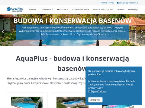 AquaPlus – renowacja i montaż basenów