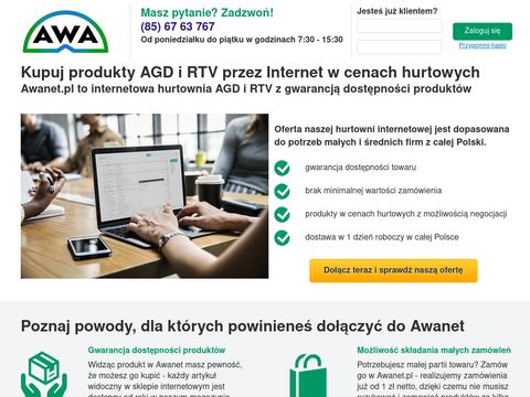 Awanet.pl - Hurtownia internetowa AGD RTV