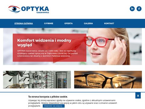 Optykdg.pl Łazarowicz soczewki kontaktowe