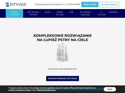 Pityver.pl szampon na łupież pstry
