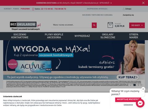 Bezokularow.pl szkła kontaktowe