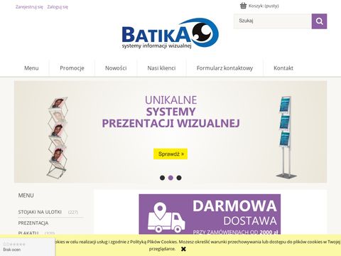 Batika.pl systemy informacji wizualnej