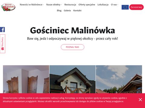 Gosciniecmalinowka.pl pensjonat Kaszuby wypoczynek