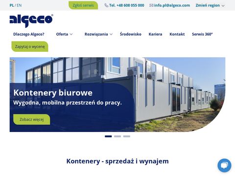 Algeco.pl kontenery wynajem