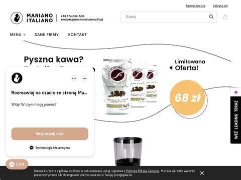 Marianoitaliano24.pl sklep z ekspresami i kawą