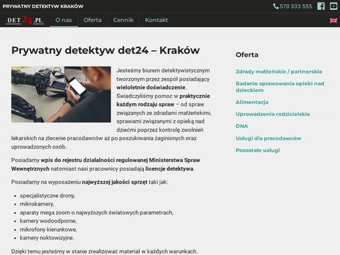 Det24.pl prywatny detektyw Kraków