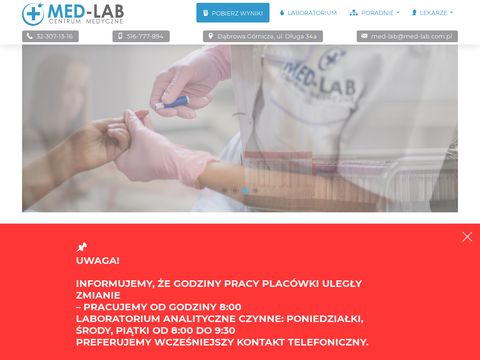Med-Lab - gabinet ortopedyczny Dąbrowa Górnicza