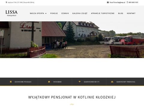 Osrodeklissa.pl Kotlina Kłodzka noclegi pensjonat