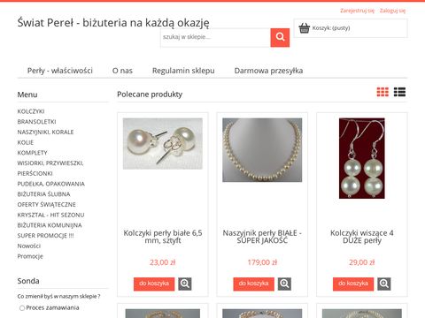 Swiat-perel.pl - internetowy sklep z biżuterią