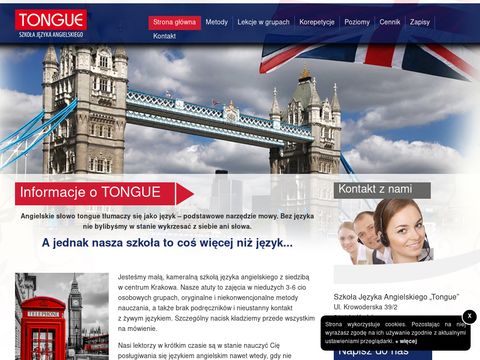 Tongue - Szkoła języka angielskiego w Krakowie