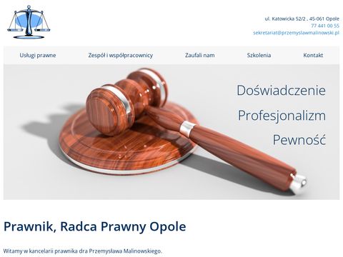 Przemyslawmalinowski.pl prawnik