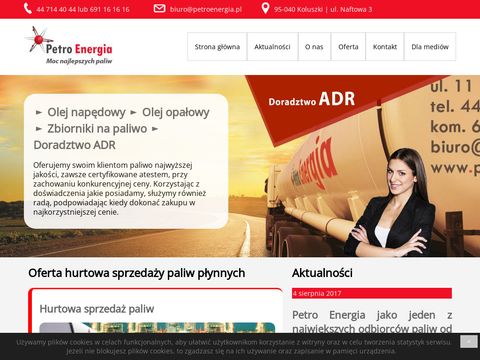 Petroenergia.pl hurtowa sprzedaż paliw