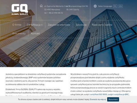 Gqcert.com - audyt ISO 9001