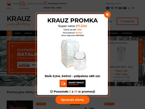 Sklep.krauz.com.pl butelki