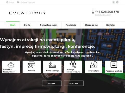 Eventowcy.pl - atrakcje do wynajęcia na event
