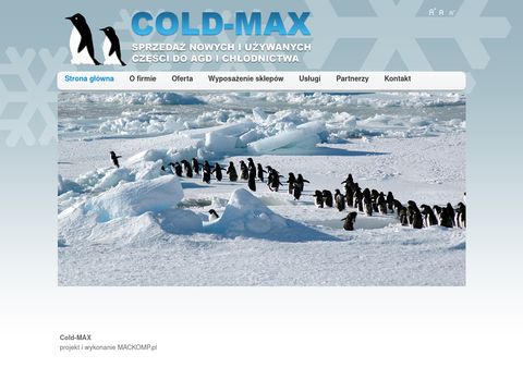 Cold-max.pl chłodnictwo części zamienne sprzedaż