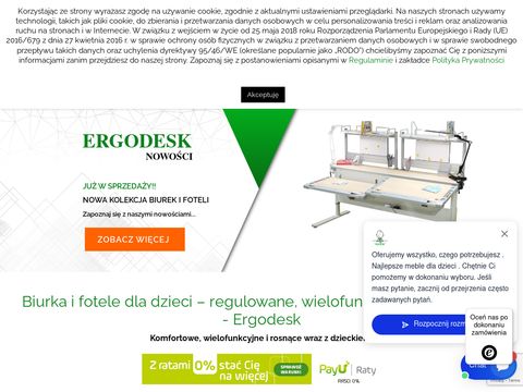 Ergodesk.com.pl krzesła do biurka dla dzieci