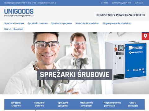 Unigoods.com.pl kompresory śrubowe