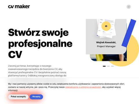 Cv-maker.pl stwórz swoje własne profesjonalne CV