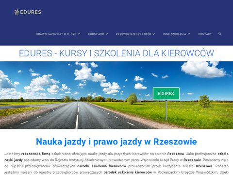 Edures.pl kurs na prawo jazdy